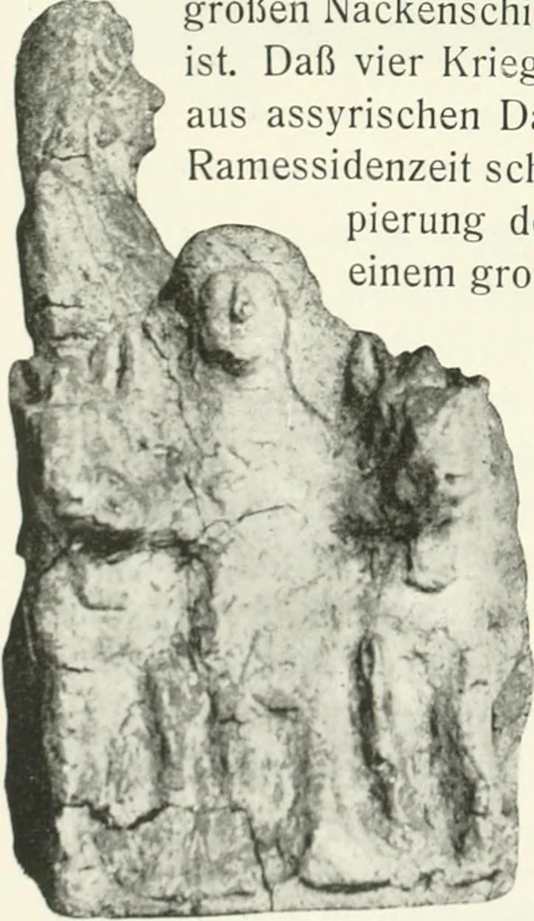 An illustration from Der Orient und die frühgriechische Kunst, 1912, leaf 73