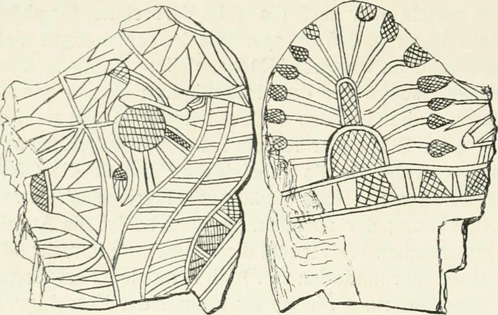 An illustration from Der Orient und die frühgriechische Kunst, 1912, leaf 77