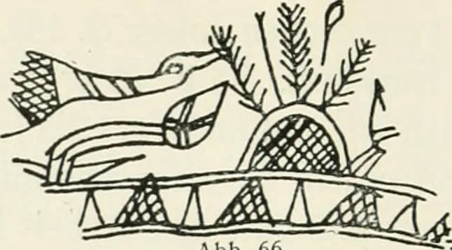 An illustration from Der Orient und die frühgriechische Kunst, 1912, leaf 77