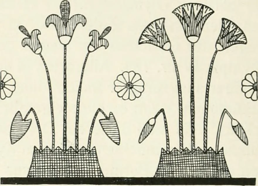 An illustration from Der Orient und die frühgriechische Kunst, 1912, leaf 77