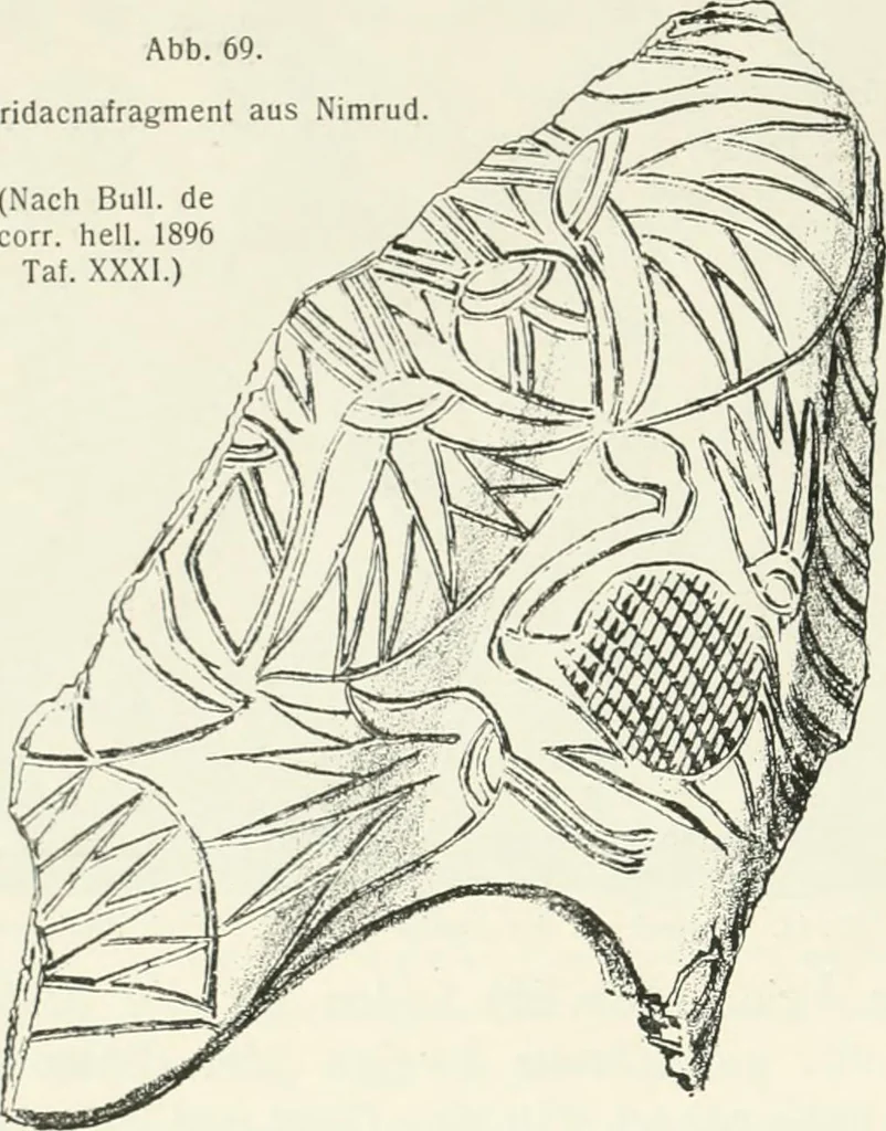 An illustration from Der Orient und die frühgriechische Kunst, 1912, leaf 79