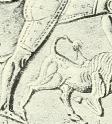 An illustration from Der Orient und die frühgriechische Kunst, 1912, leaf 90