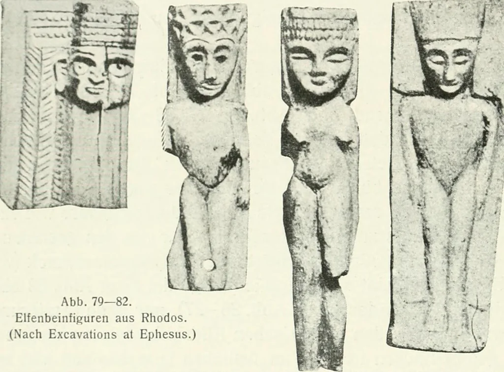 An illustration from Der Orient und die frühgriechische Kunst, 1912, leaf 95