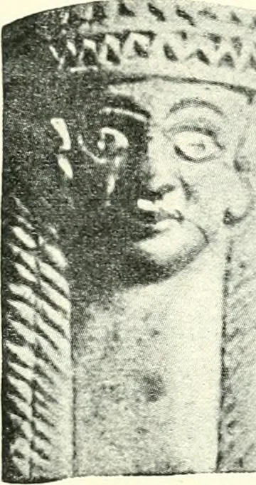 An illustration from Der Orient und die frühgriechische Kunst, 1912, leaf 96