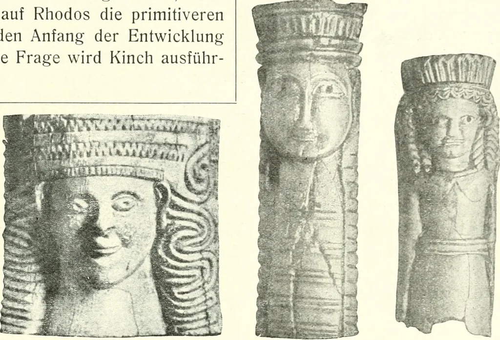 An illustration from Der Orient und die frühgriechische Kunst, 1912, leaf 96