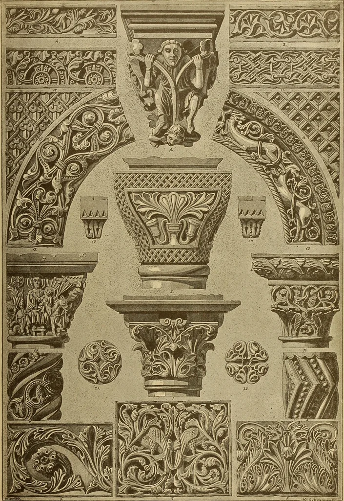 An illustration from Der Ornamentenschatz; ein Musterbuch stilvoller Ornamente aus allen Kunstepochen, 1887, leaf 109