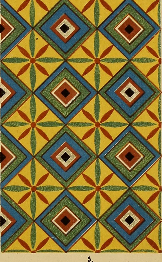 An illustration from Der Ornamentenschatz; ein Musterbuch stilvoller Ornamente aus allen Kunstepochen, 1887, leaf 11
