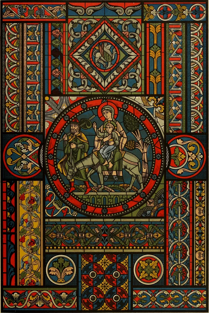 An illustration from Der Ornamentenschatz; ein Musterbuch stilvoller Ornamente aus allen Kunstepochen, 1887, leaf 117