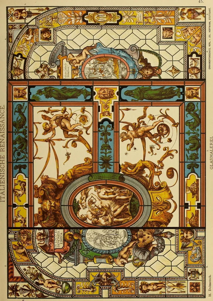An illustration from Der Ornamentenschatz; ein Musterbuch stilvoller Ornamente aus allen Kunstepochen, 1887, leaf 141