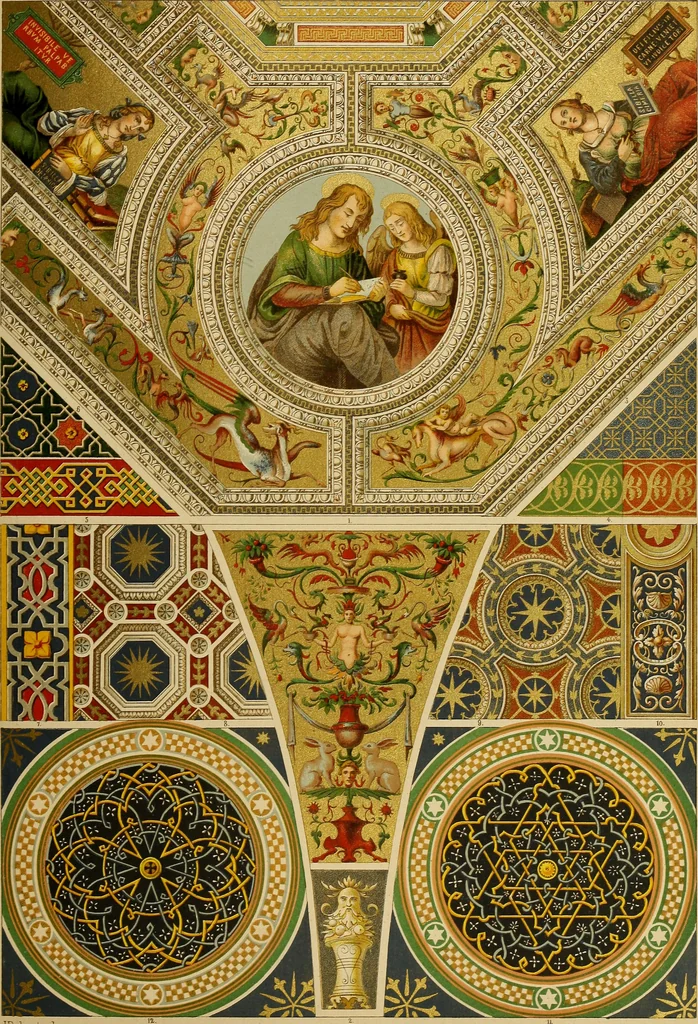 An illustration from Der Ornamentenschatz; ein Musterbuch stilvoller Ornamente aus allen Kunstepochen, 1887, leaf 153