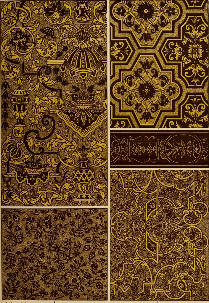 An illustration from Der Ornamentenschatz; ein Musterbuch stilvoller Ornamente aus allen Kunstepochen, 1887, leaf 187