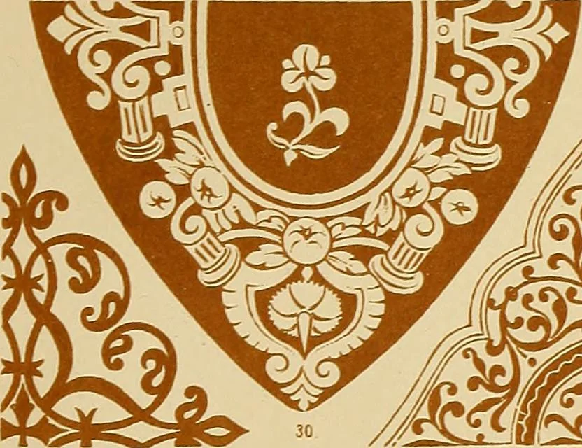 An illustration from Der Ornamentenschatz; ein Musterbuch stilvoller Ornamente aus allen Kunstepochen, 1887, leaf 225