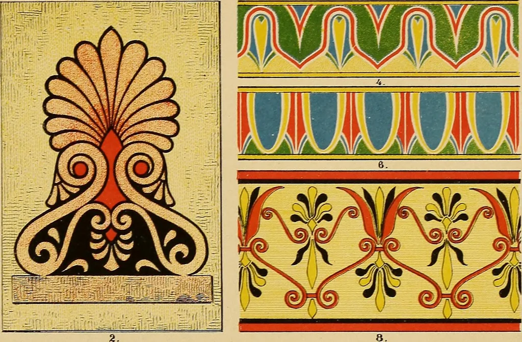 An illustration from Der Ornamentenschatz; ein Musterbuch stilvoller Ornamente aus allen Kunstepochen, 1887, leaf 23