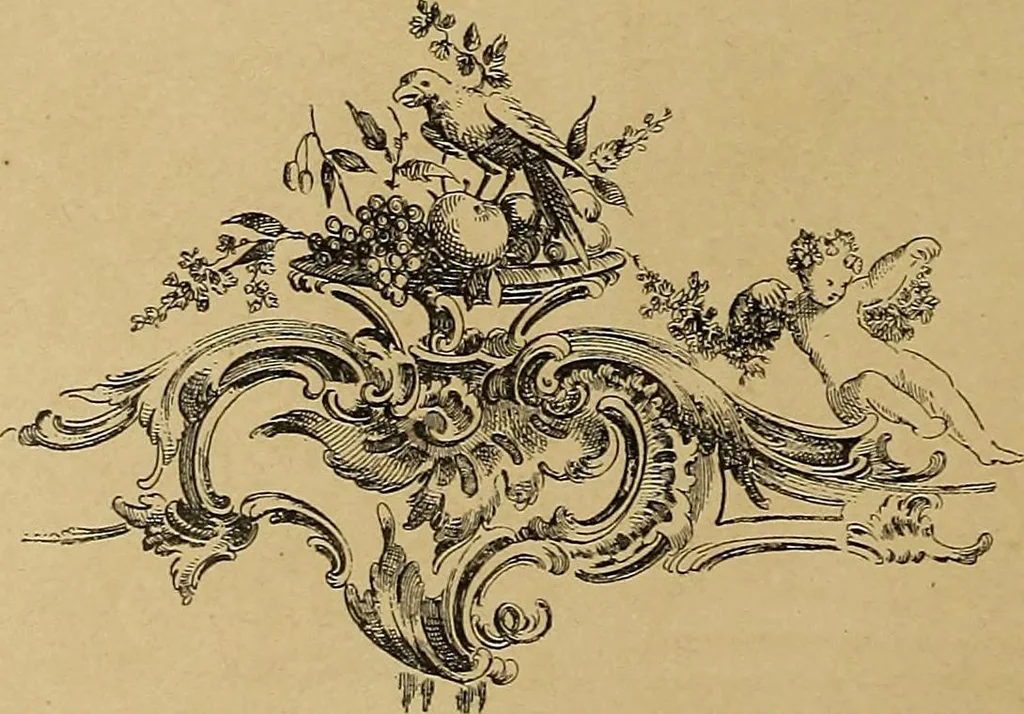 An illustration from Der Ornamentenschatz; ein Musterbuch stilvoller Ornamente aus allen Kunstepochen, 1887, leaf 252