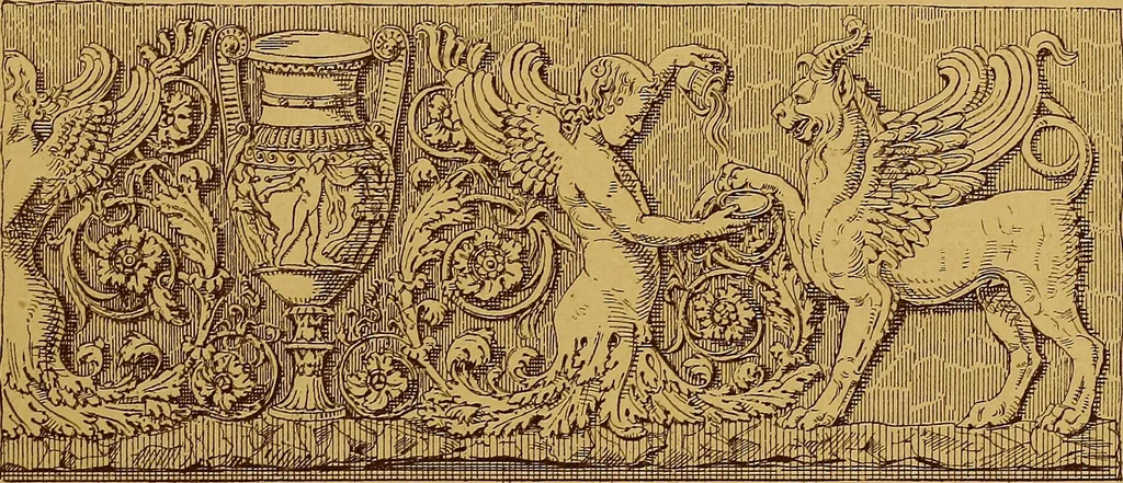 An illustration from Der Ornamentenschatz; ein Musterbuch stilvoller Ornamente aus allen Kunstepochen, 1887, leaf 29