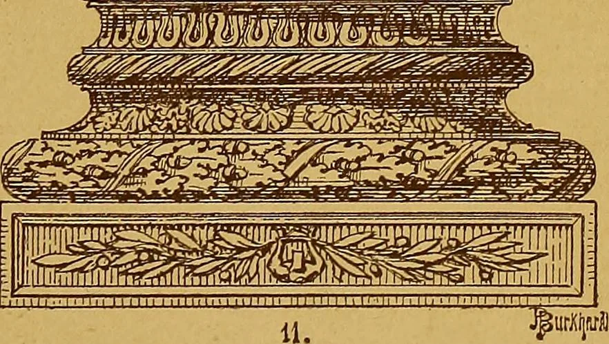 An illustration from Der Ornamentenschatz; ein Musterbuch stilvoller Ornamente aus allen Kunstepochen, 1887, leaf 29