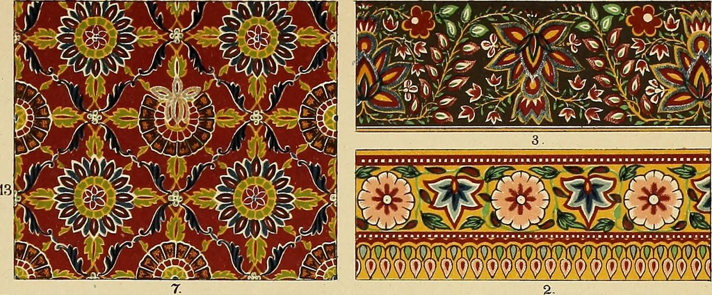 An illustration from Der Ornamentenschatz; ein Musterbuch stilvoller Ornamente aus allen Kunstepochen, 1887, leaf 57
