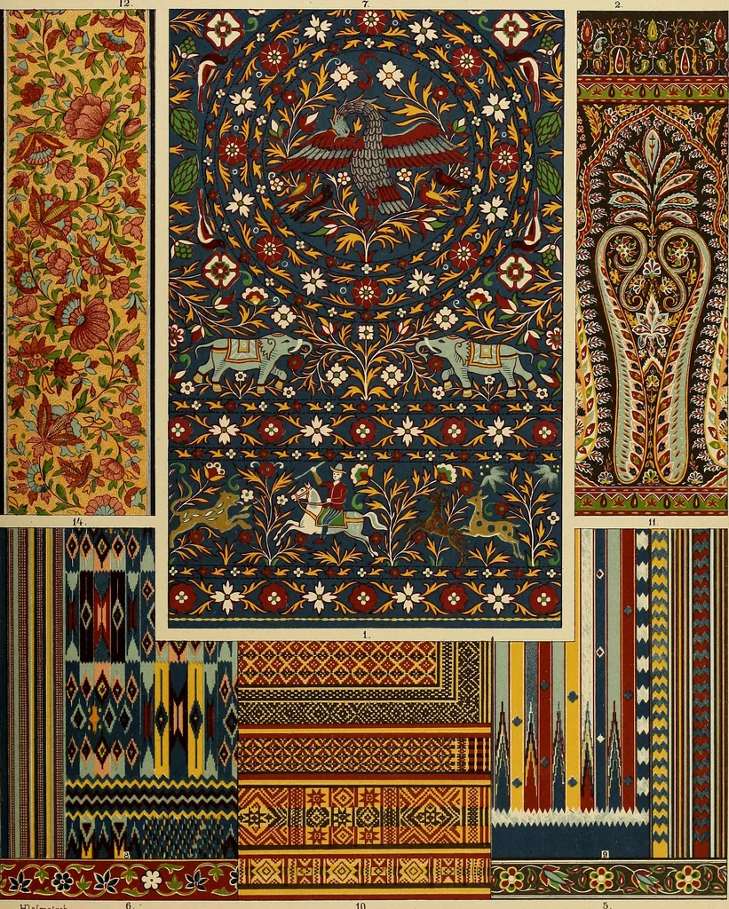 An illustration from Der Ornamentenschatz; ein Musterbuch stilvoller Ornamente aus allen Kunstepochen, 1887, leaf 57