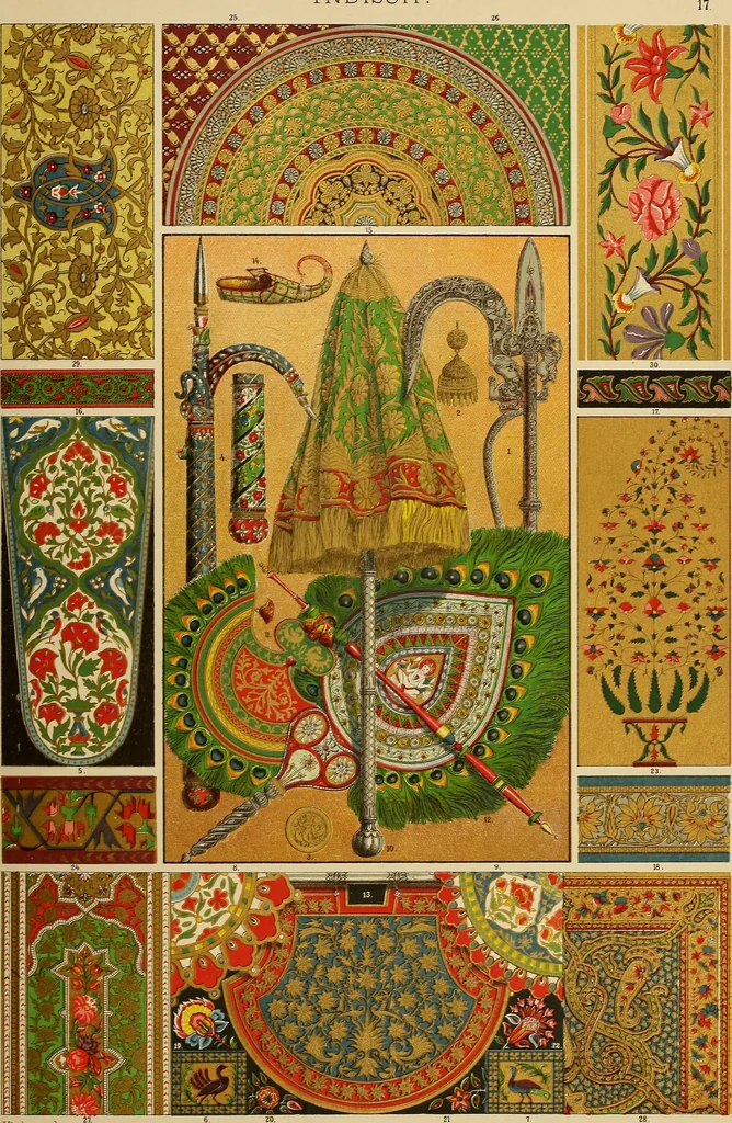 An illustration from Der Ornamentenschatz; ein Musterbuch stilvoller Ornamente aus allen Kunstepochen, 1887, leaf 59