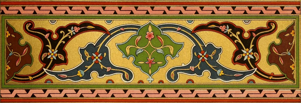 An illustration from Der Ornamentenschatz; ein Musterbuch stilvoller Ornamente aus allen Kunstepochen, 1887, leaf 69