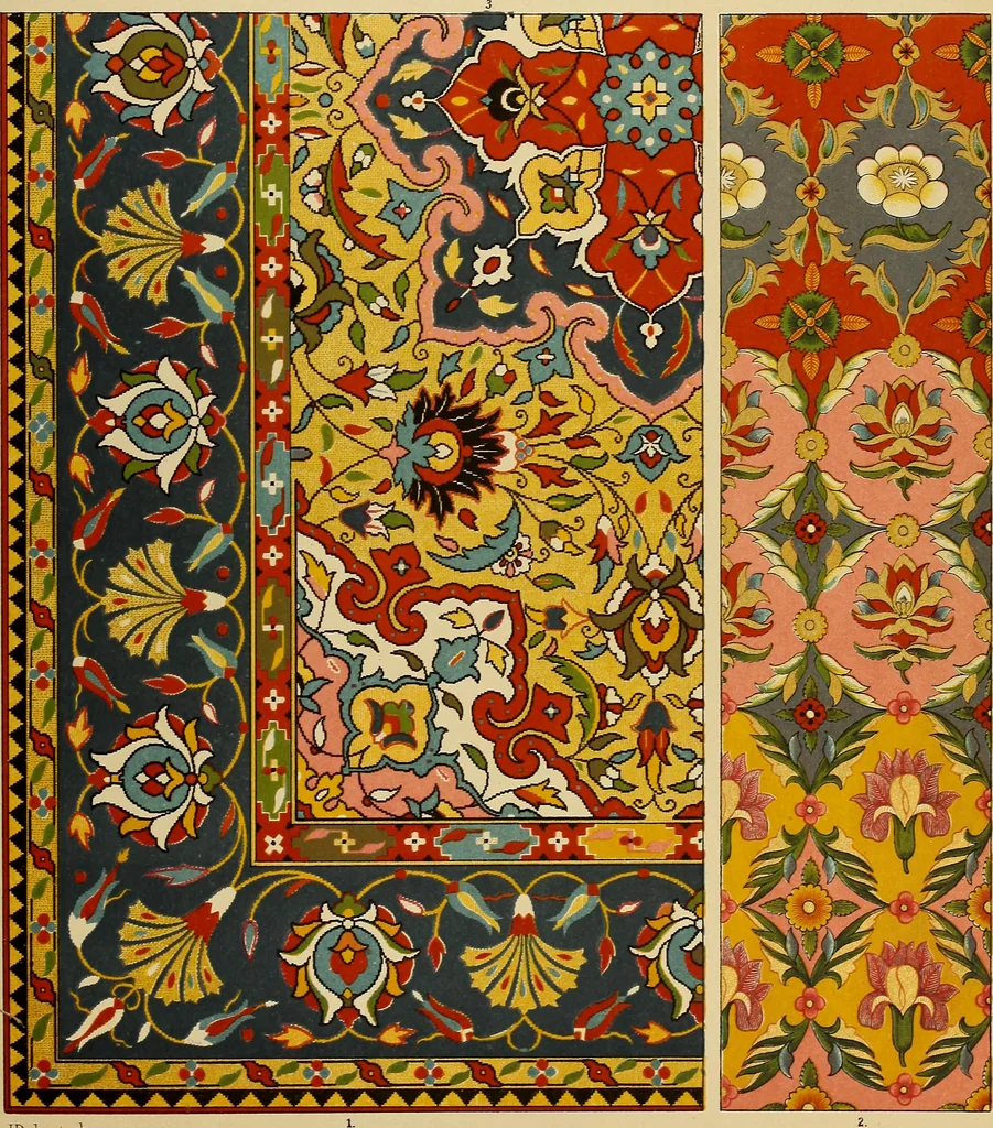 An illustration from Der Ornamentenschatz; ein Musterbuch stilvoller Ornamente aus allen Kunstepochen, 1887, leaf 69