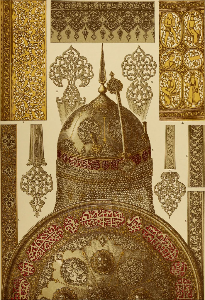 An illustration from Der Ornamentenschatz; ein Musterbuch stilvoller Ornamente aus allen Kunstepochen, 1887, leaf 71