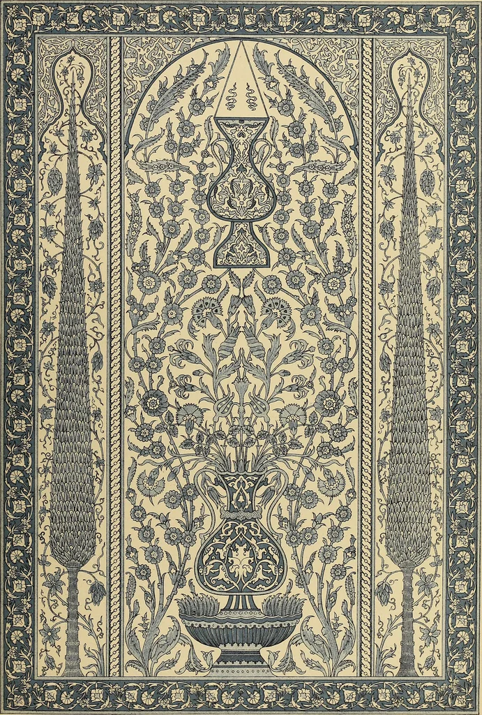 An illustration from Der Ornamentenschatz; ein Musterbuch stilvoller Ornamente aus allen Kunstepochen, 1887, leaf 75