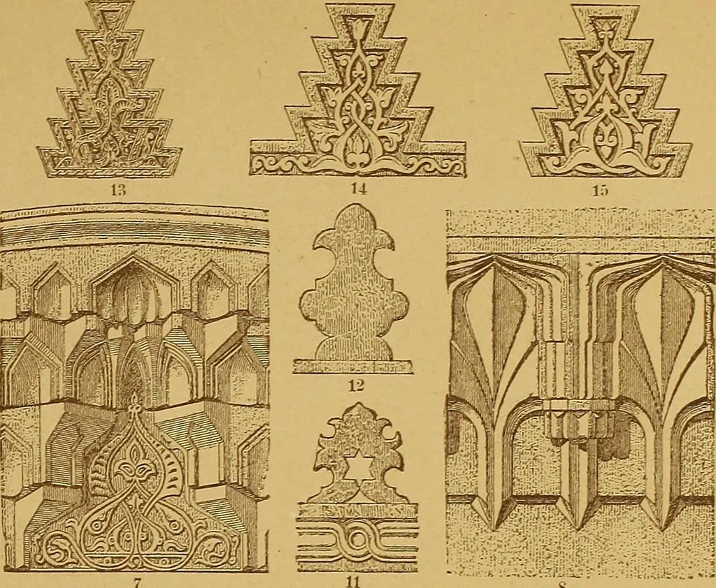An illustration from Der Ornamentenschatz; ein Musterbuch stilvoller Ornamente aus allen Kunstepochen, 1887, leaf 87
