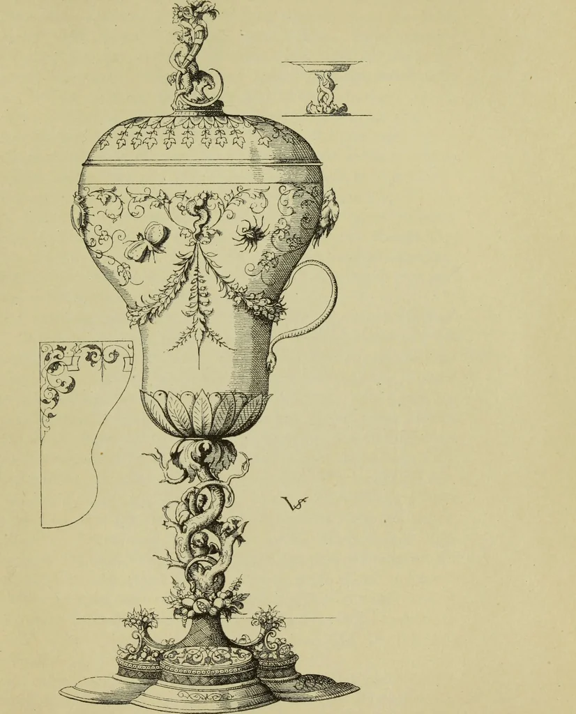An illustration from Der Ornamentstich der deutschen Frührenaissance : nach seinem sachlichen Inhalt, 1888, leaf 119