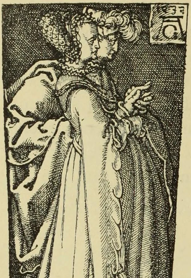 An illustration from Der Ornamentstich der deutschen Frührenaissance : nach seinem sachlichen Inhalt, 1888, leaf 124