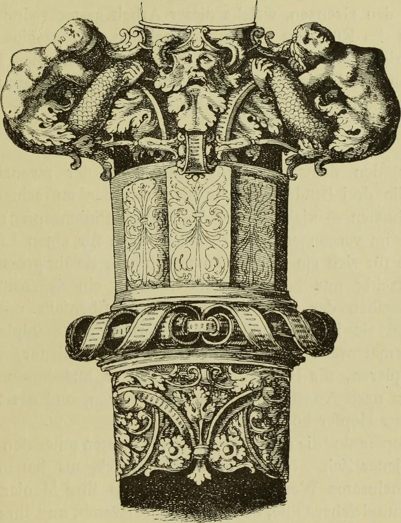 An illustration from Der Ornamentstich der deutschen Frührenaissance : nach seinem sachlichen Inhalt, 1888, leaf 171