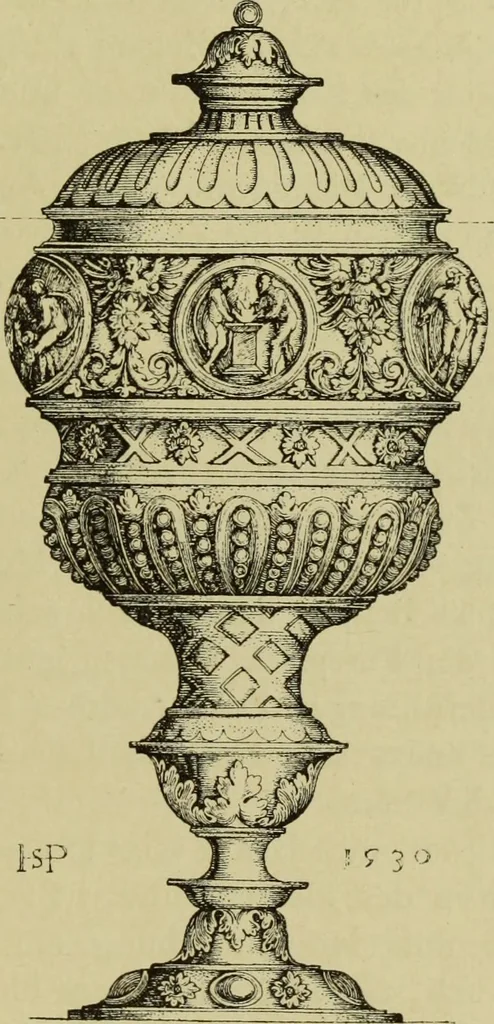 An illustration from Der Ornamentstich der deutschen Frührenaissance : nach seinem sachlichen Inhalt, 1888, leaf 191