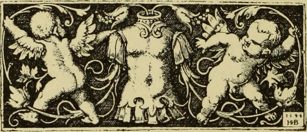 An illustration from Der Ornamentstich der deutschen Frührenaissance : nach seinem sachlichen Inhalt, 1888, leaf 194