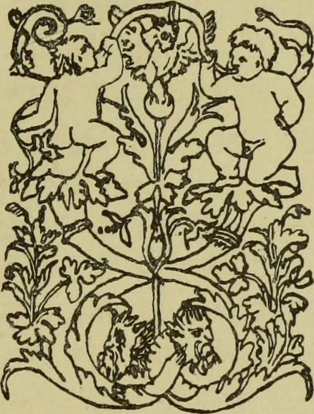 An illustration from Der Ornamentstich der deutschen Frührenaissance : nach seinem sachlichen Inhalt, 1888, leaf 227