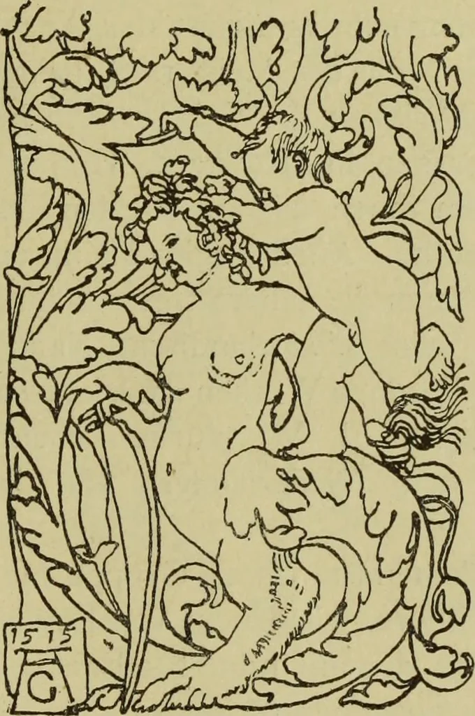 An illustration from Der Ornamentstich der deutschen Frührenaissance : nach seinem sachlichen Inhalt, 1888, leaf 231