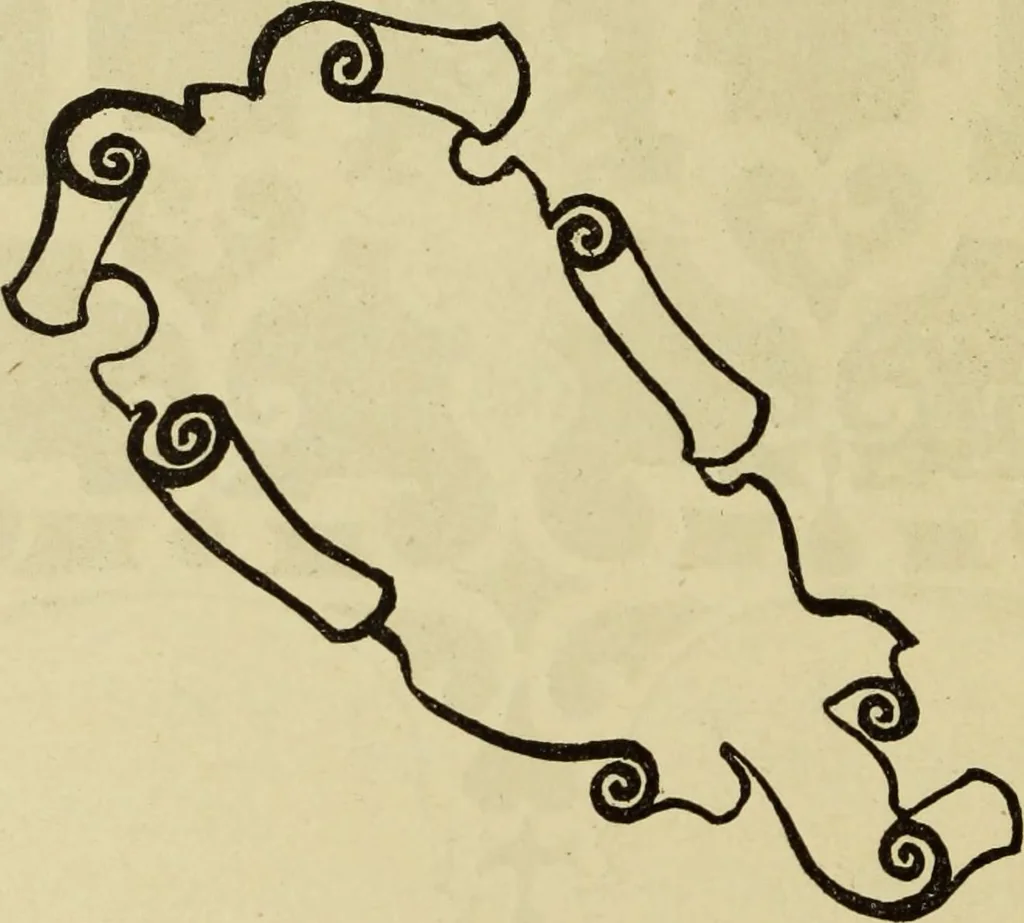An illustration from Der Ornamentstich der deutschen Frührenaissance : nach seinem sachlichen Inhalt, 1888, leaf 36
