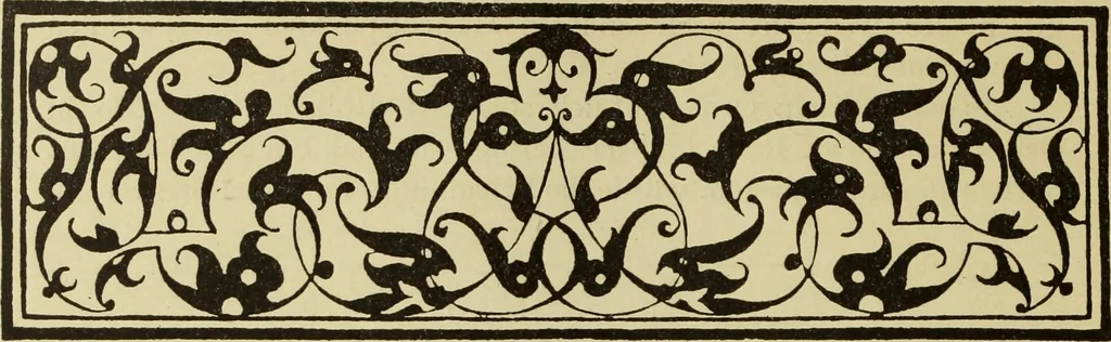 An illustration from Der Ornamentstich der deutschen Frührenaissance : nach seinem sachlichen Inhalt, 1888, leaf 48