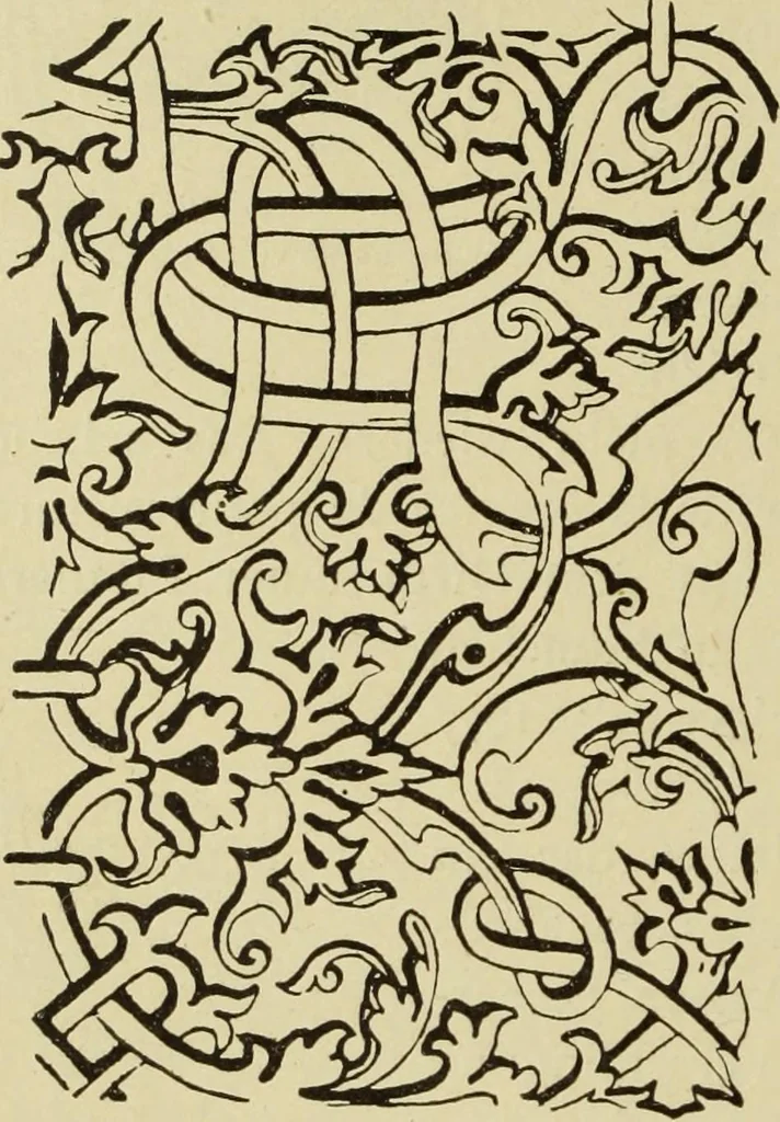 An illustration from Der Ornamentstich der deutschen Frührenaissance : nach seinem sachlichen Inhalt, 1888, leaf 52