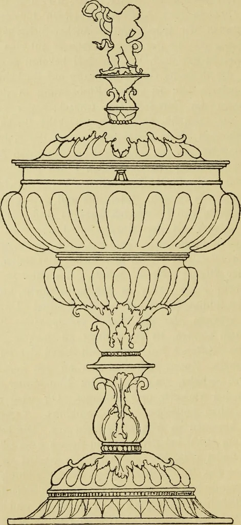 An illustration from Der Ornamentstich der deutschen Frührenaissance : nach seinem sachlichen Inhalt, 1888, leaf 84