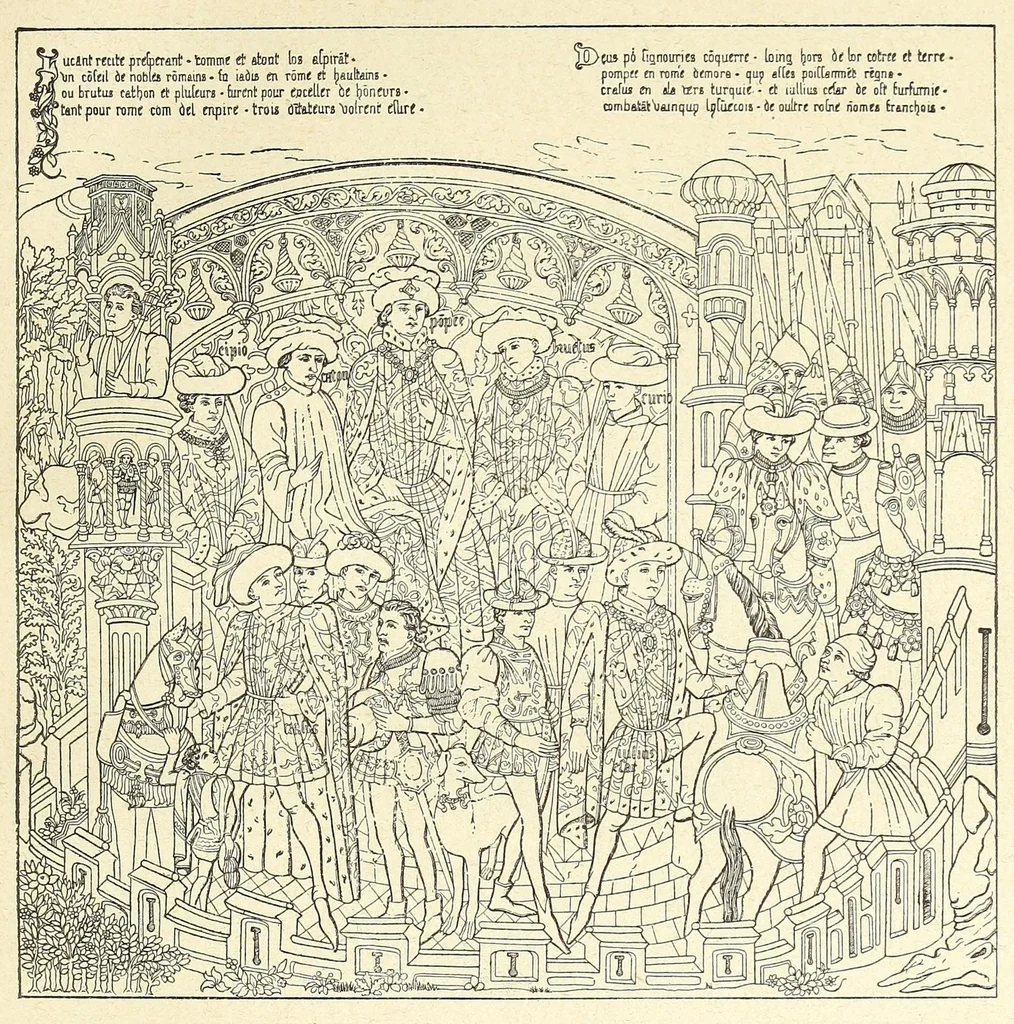 An illustration from Der Paramentenschatz im historischen Museum zu Bern in Wort und Bild : im Auftrage der Aufsichtskommission des Museums, 1895, leaf 121