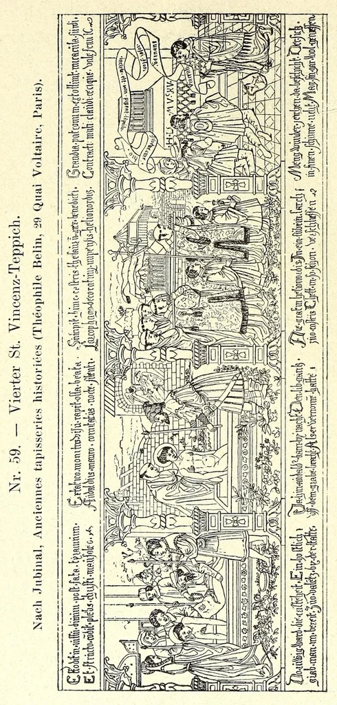 An illustration from Der Paramentenschatz im historischen Museum zu Bern in Wort und Bild : im Auftrage der Aufsichtskommission des Museums, 1895, leaf 158