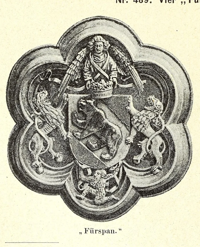 An illustration from Der Paramentenschatz im historischen Museum zu Bern in Wort und Bild : im Auftrage der Aufsichtskommission des Museums, 1895, leaf 52