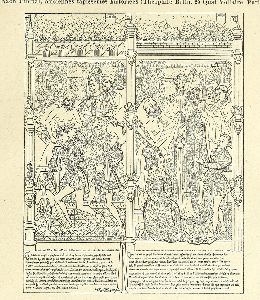 An illustration from Der Paramentenschatz im historischen Museum zu Bern in Wort und Bild : im Auftrage der Aufsichtskommission des Museums, 1895, leaf 87