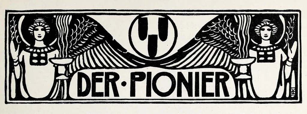 An illustration from Der Pionier, 1908, leaf 57