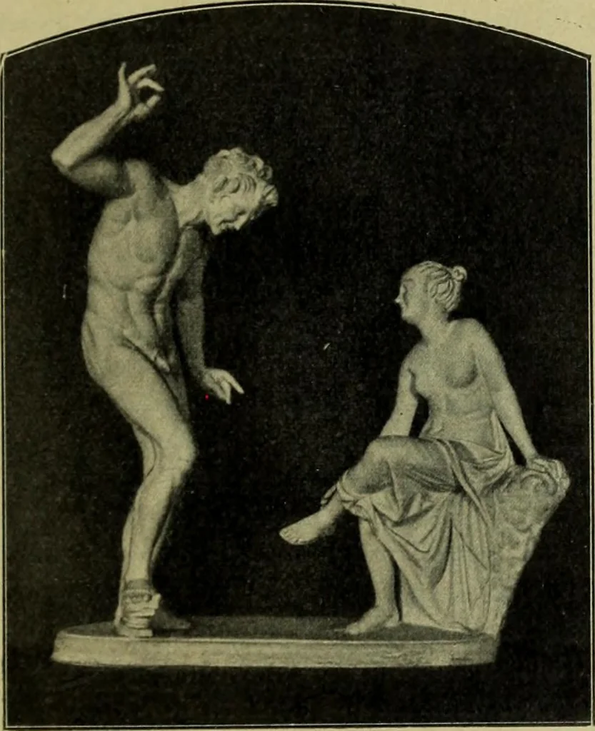 An illustration from Der schoene Mensch im Altertum; eine Geschichte des Koerperideals bei Aegyptern, Orientalen u. Griechen, 1912, leaf 101