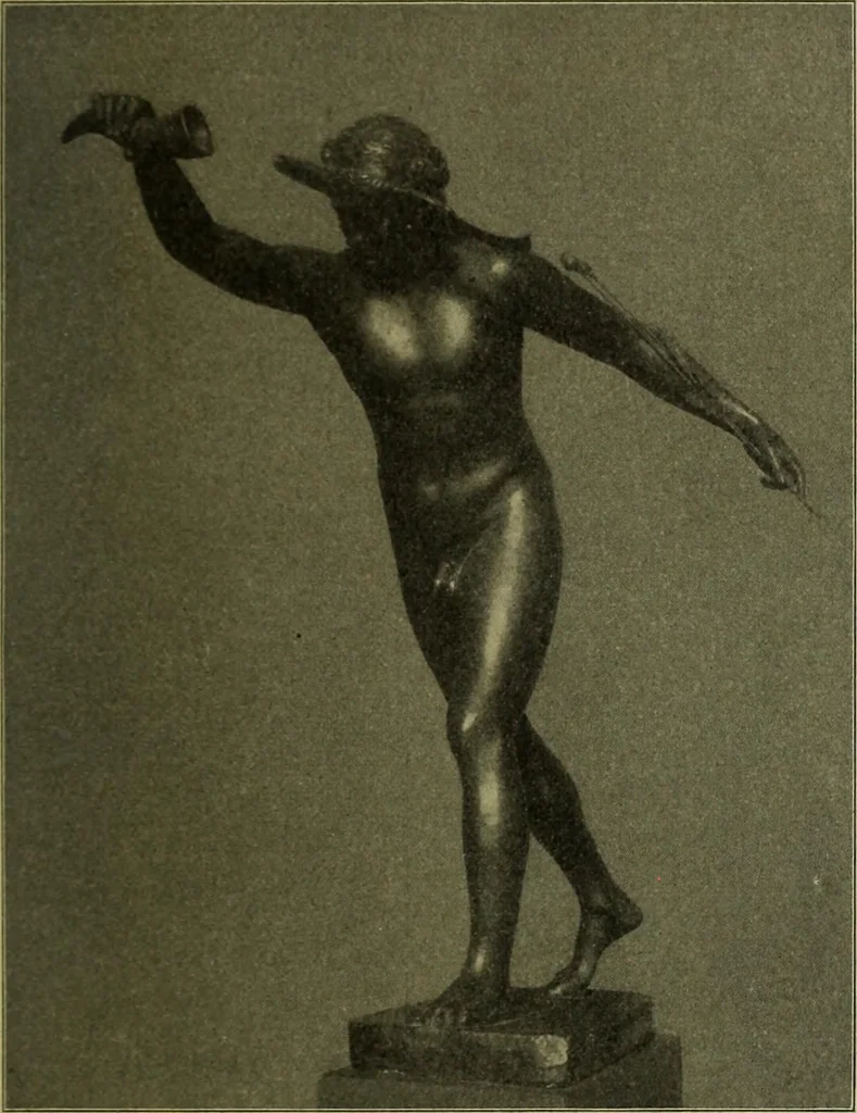 An illustration from Der schoene Mensch im Altertum; eine Geschichte des Koerperideals bei Aegyptern, Orientalen u. Griechen, 1912, leaf 121
