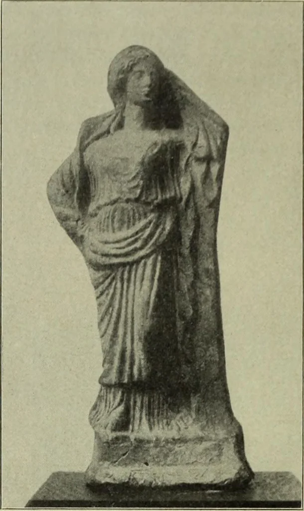 An illustration from Der schoene Mensch im Altertum; eine Geschichte des Koerperideals bei Aegyptern, Orientalen u. Griechen, 1912, leaf 134