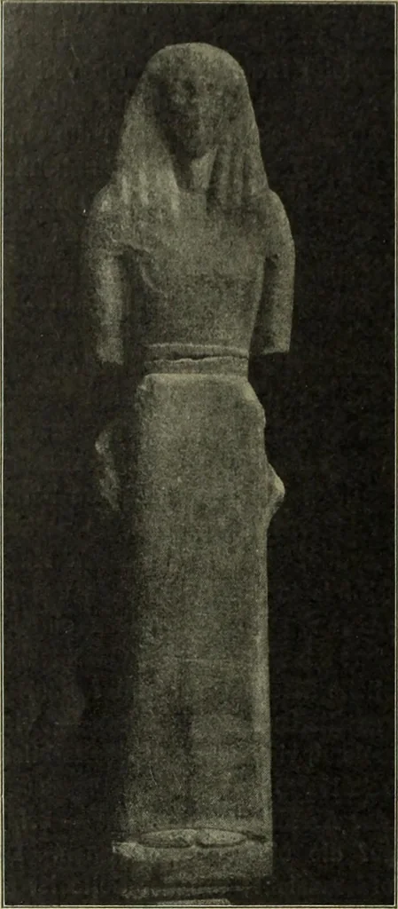 An illustration from Der schoene Mensch im Altertum; eine Geschichte des Koerperideals bei Aegyptern, Orientalen u. Griechen, 1912, leaf 140