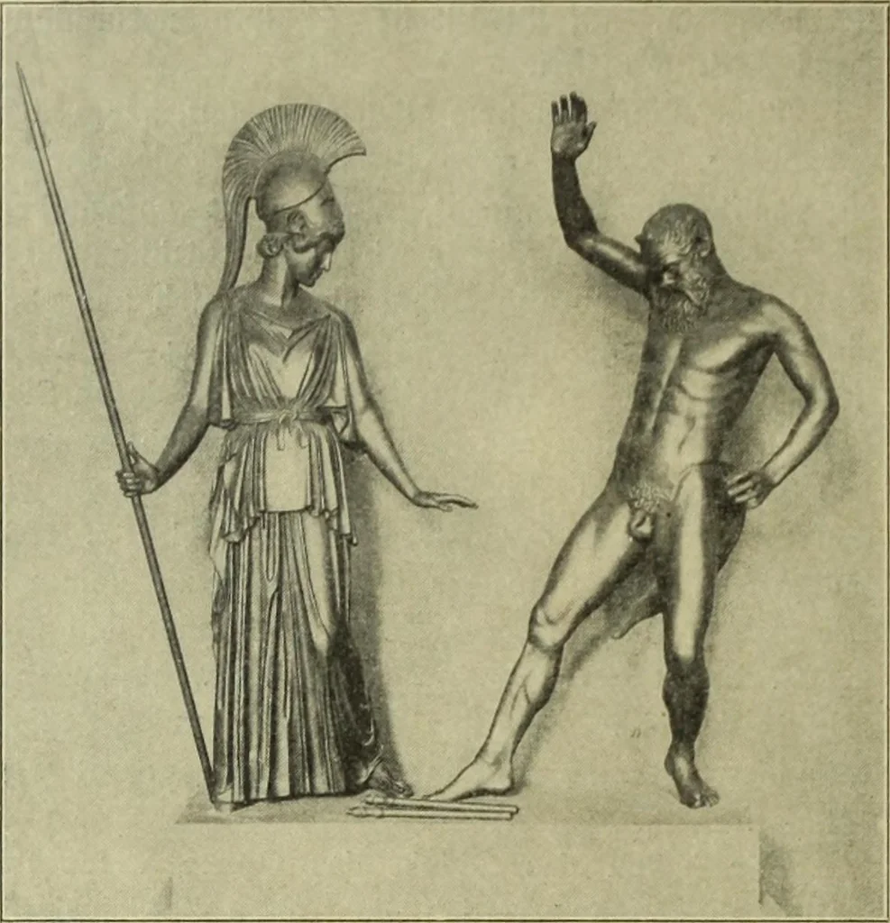 An illustration from Der schoene Mensch im Altertum; eine Geschichte des Koerperideals bei Aegyptern, Orientalen u. Griechen, 1912, leaf 148