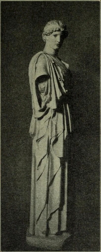 An illustration from Der schoene Mensch im Altertum; eine Geschichte des Koerperideals bei Aegyptern, Orientalen u. Griechen, 1912, leaf 150